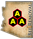 AAA Africanized Bee Removal Specialists Logo